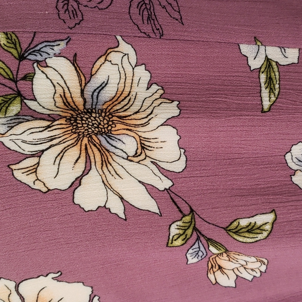 Floral kimono style cardigan one size B8 - Picture 4 of 7
